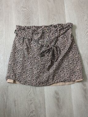 AE Leopard Print Skirt